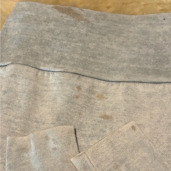 Kavu Gray Deep V-Neck Sweatshirt Soft Brushed Extra Long - Picture 6 of 6